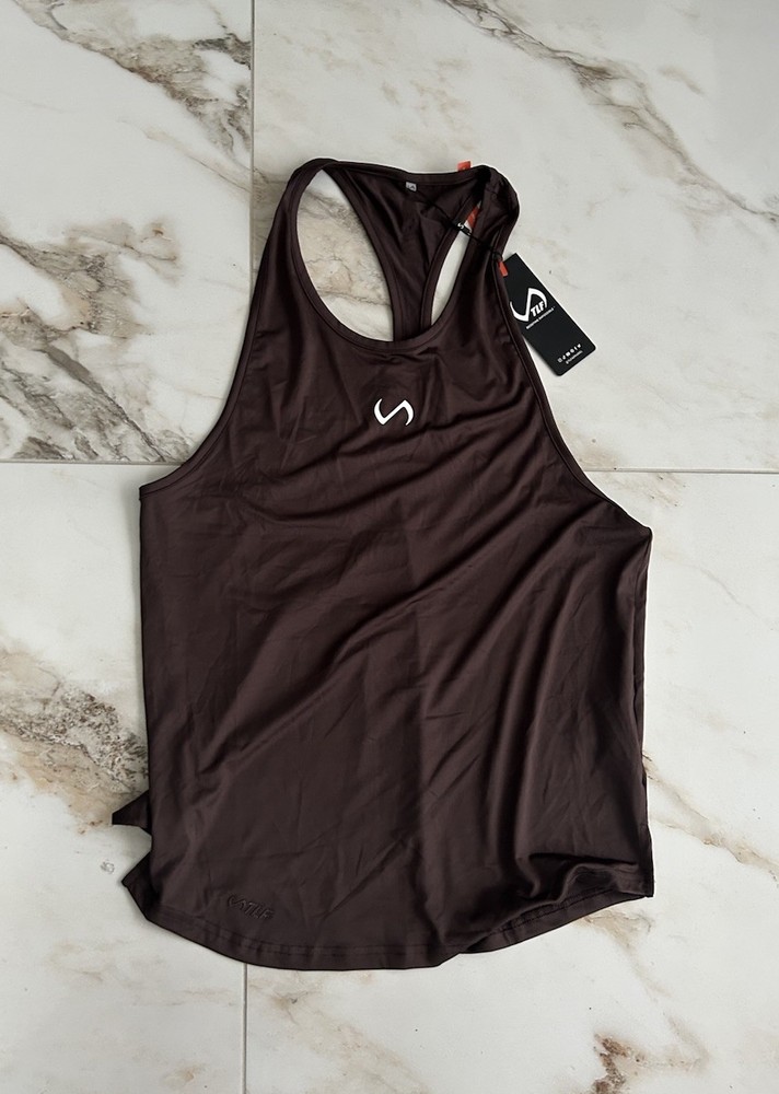 TLF Men’s Tank Stringer M Medium Chocolate Brown