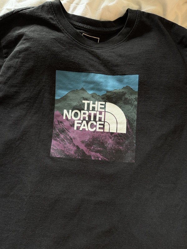The North Face Never Stop Exploring Graphic Logo Long Sleeve Crew Neck Tee L gallery