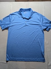 Nike Golf Tour Performance Dri Fit Polo Shirt Mens Sz Large Blue Business Casual