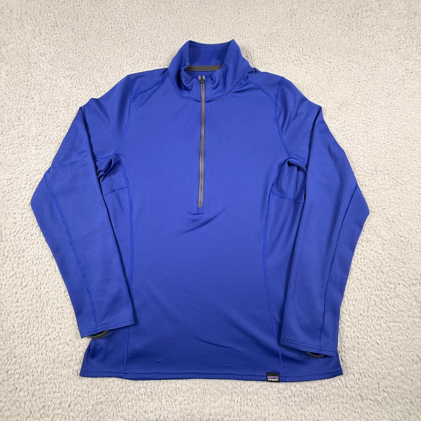 Patagonia Shirt Mens Medium Capilene Polatec Thermal Base Layer Zip Waffle L1 gallery