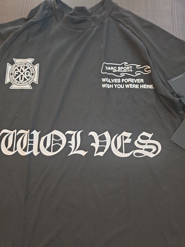 Darc Sport Forged Dry Wolf Raglan Short Sleeve Tee Black Size Medium gallery
