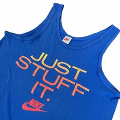 VTG 1990s Nike Tank Top USA XL Just Stuff It OG Shirt Jersey Blue Original Rare