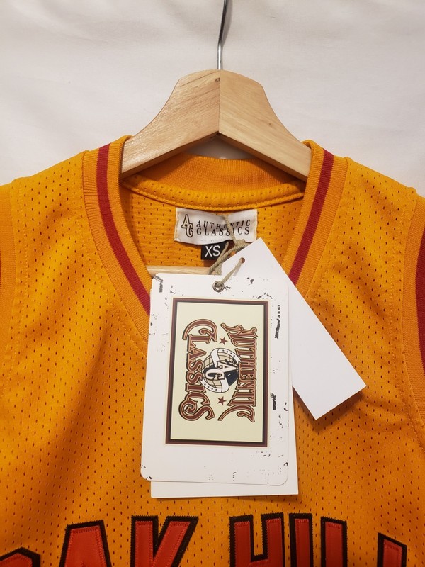 Carmelo Anthony Authentic Classics HS Basketball Jersey XS Yellow Red HeadGear gallery