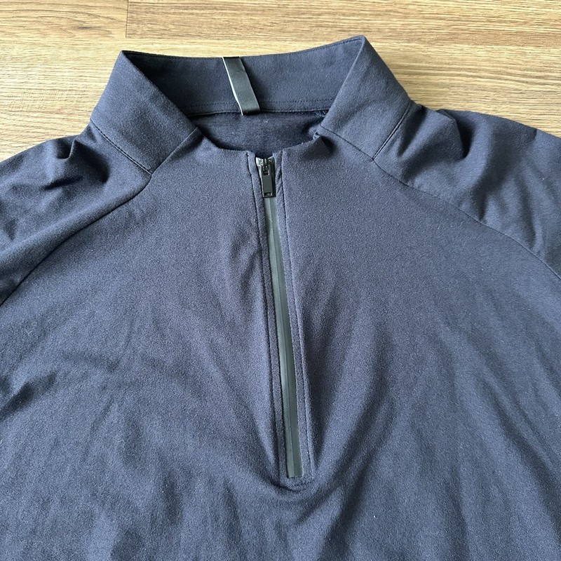 Asher Golf 1/4 Zip Performance Long Sleeve Pullover Black Men’s XXL Shirt Preppy gallery