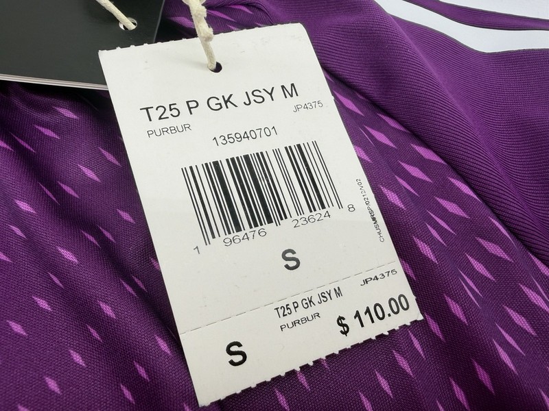 Size Small - Men’s Adidas Tiro 25 Pro GK Soccer Goalkeeper Jersey JP4375 Purple gallery