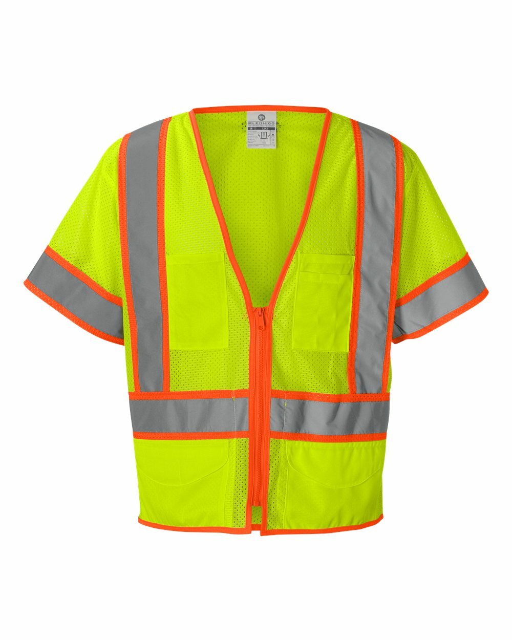 Kishigo Mens 100% Polyester Ultra-Cool Six-Pocket Surveyors Vest - 1242-1243 gallery