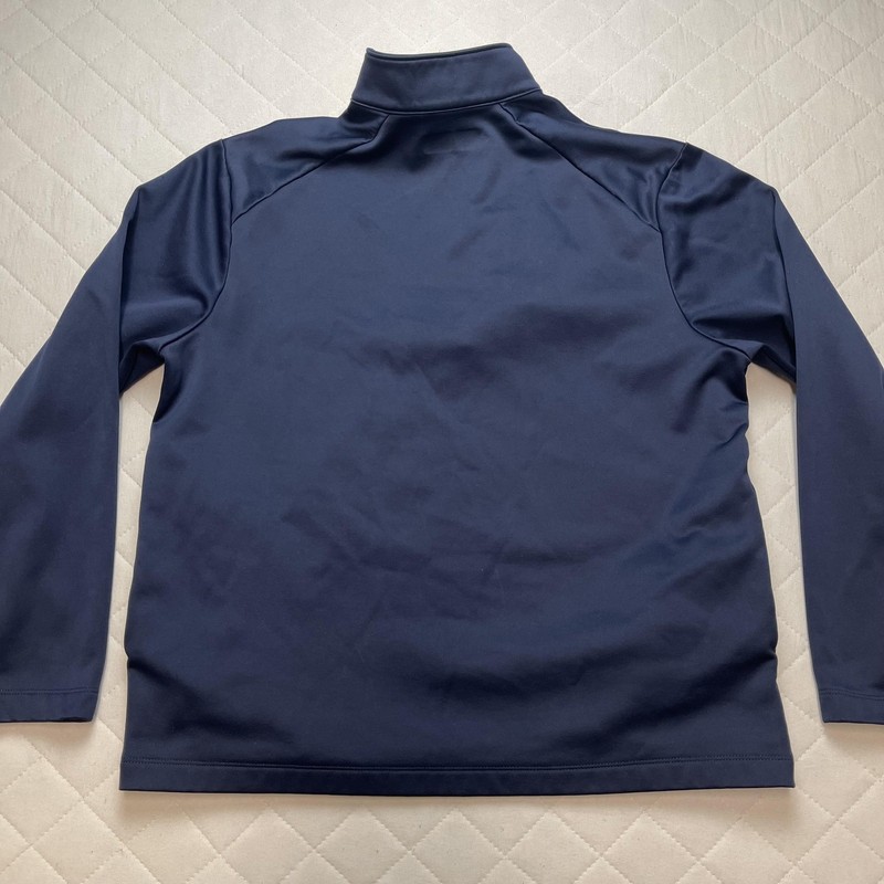 Callaway Pullover Mens Medium Navy 1/4 Zip Golf Fleece Sweater Performance gallery