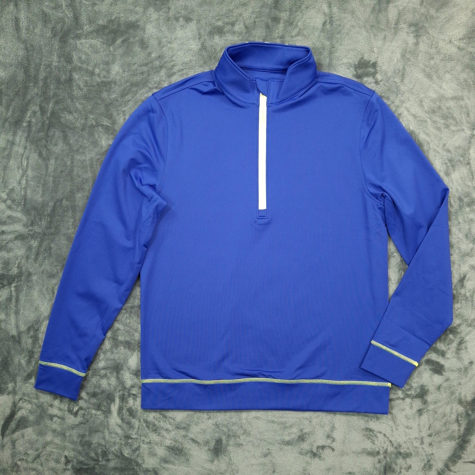 Chase54 Pullover Mens Small Blue Ultramarine MS7600 Authority DRYFUZE Golf Top gallery