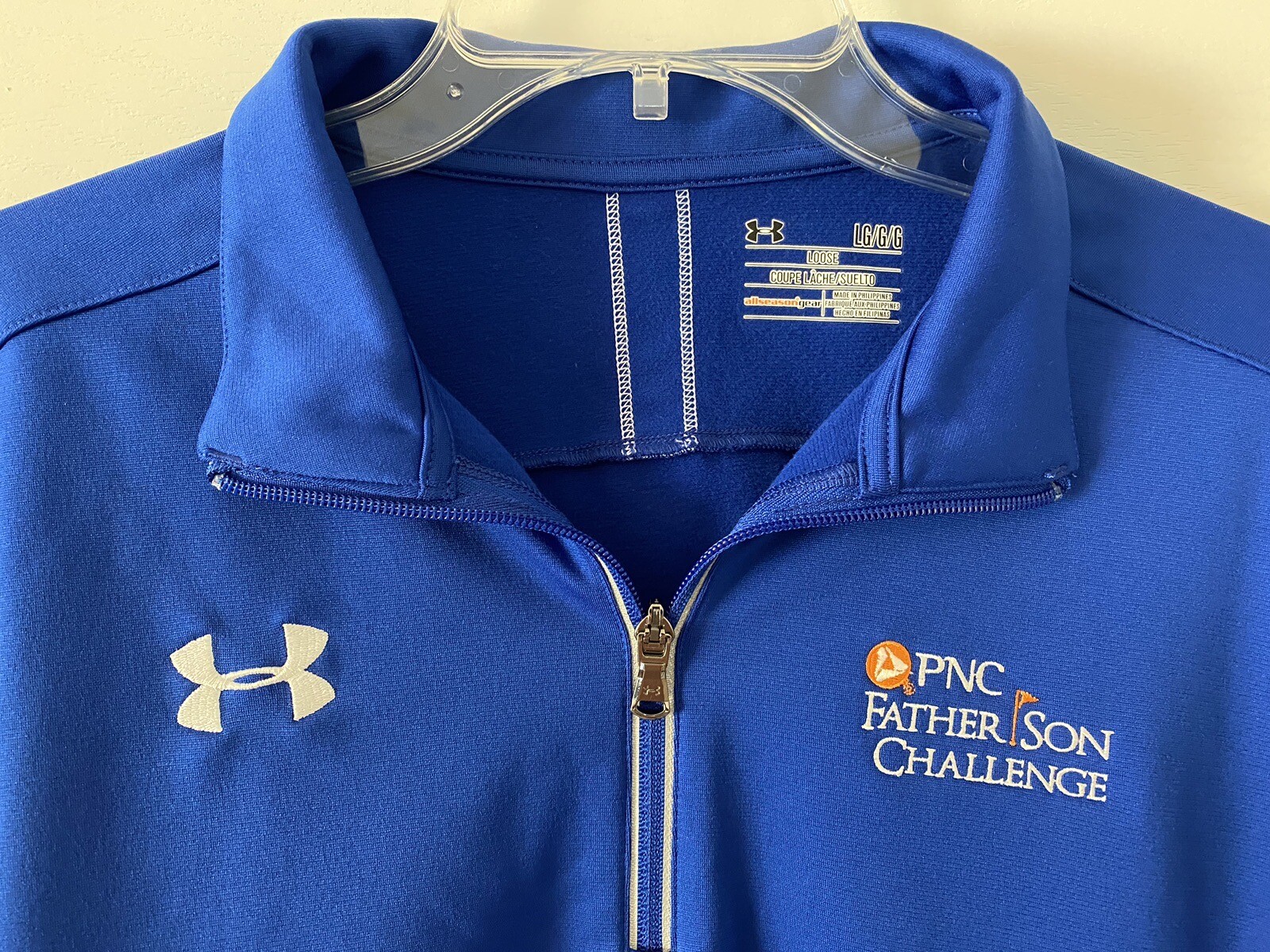 Under Armour Mens L Pullover PNC Father Son Challenge Quarter Zip Long Sleeve gallery