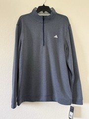 Adidas “Elevated” 1/4-Zip Golf Jersey Top, NWT – Men’s XL, Navy, $70