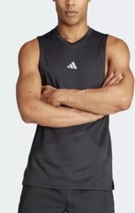 ADIDAS Mens HEAT.RDY Training Workout Tank Top IS3708 Black Sz Medium