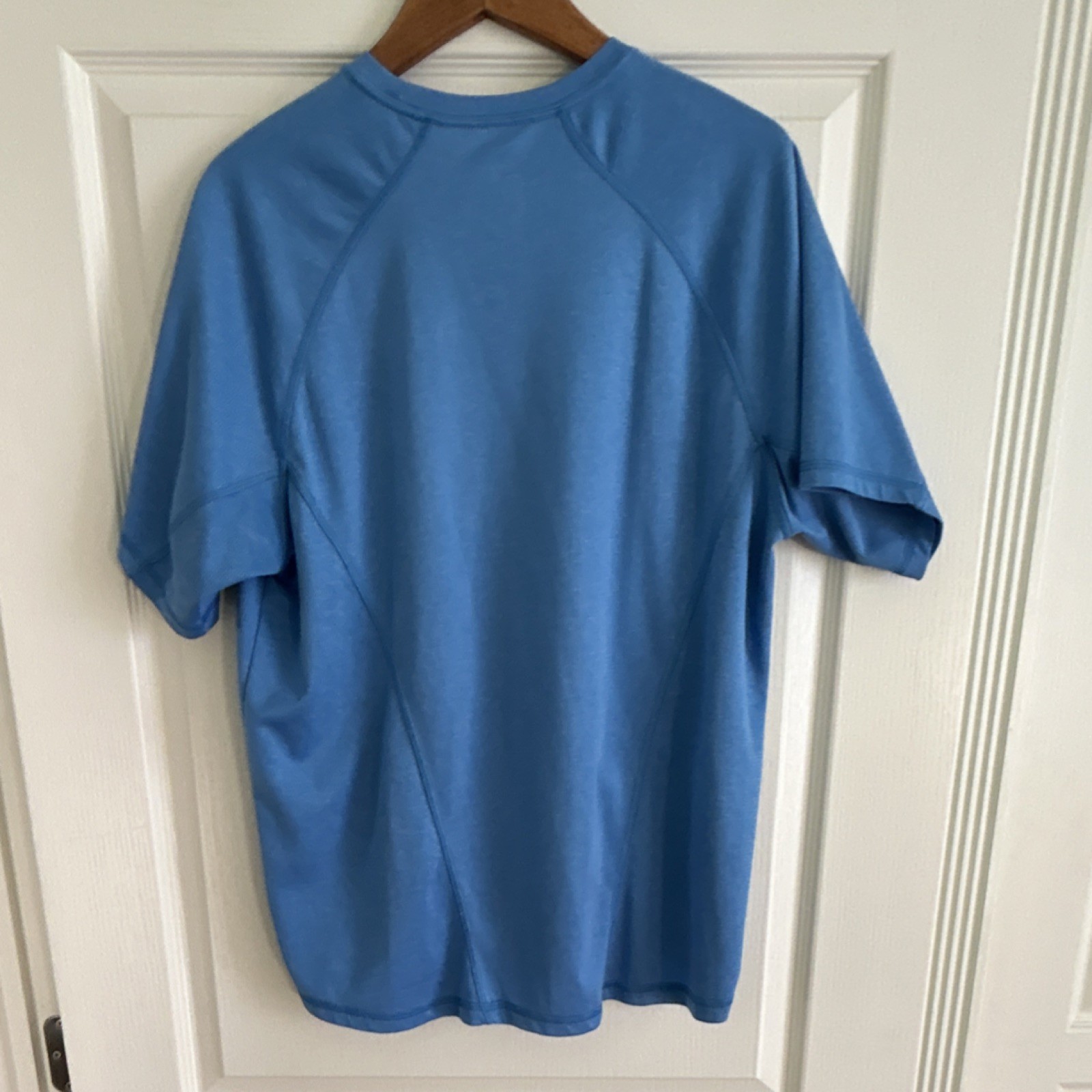 Champion Double Dry Blue Moisture Wicking T-Shirt Regular Fit Men's L gallery