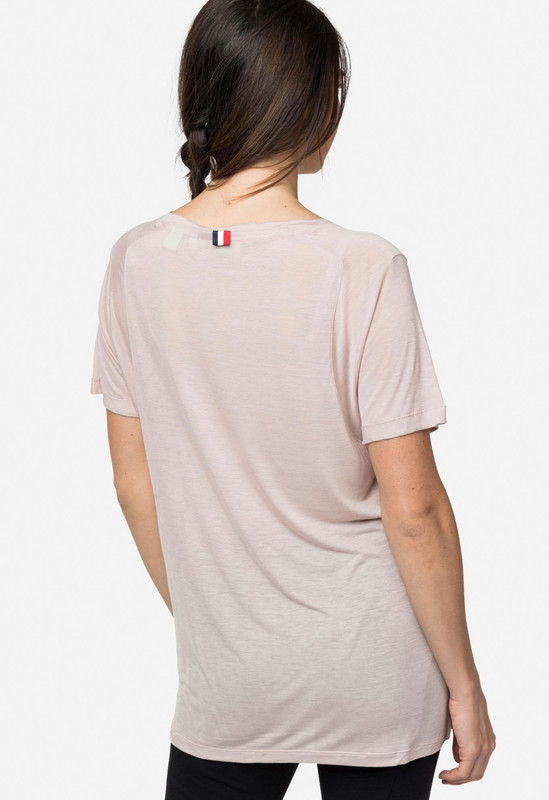 Rossignol Womens Sport Goes Fashion Urban T-shirt Laminated Stripe Shirt Top S gallery