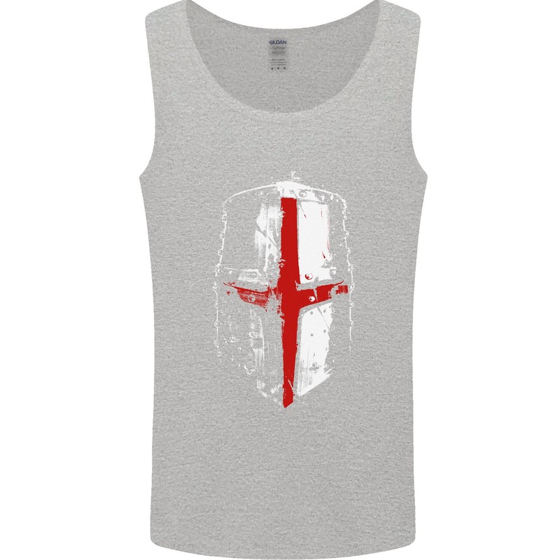 Helmet Gym England Flag St Georges Day Mens Vest Tank Top gallery