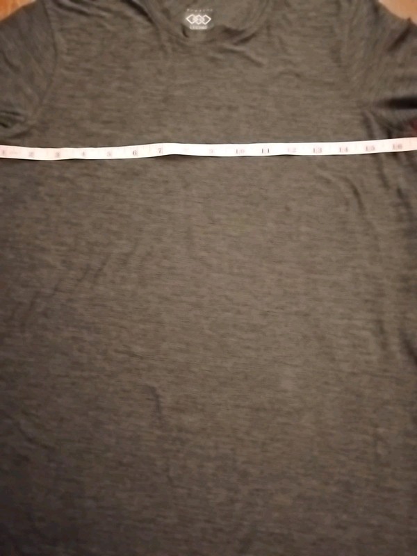 Leg3nd Breathe Men's Black/Grey Heathered Athletic/Active Short Sleeve T-Shirt gallery