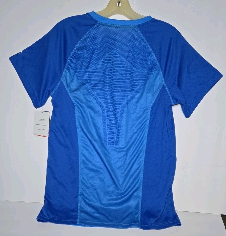 Champion NWT C9 Duo Dry+ Performance Shirt Kids XL 16-18 Blue Crew Neck Sports gallery