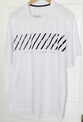 White Liberty Pro Short-sleeved Running Shirt Men’s Size Lg