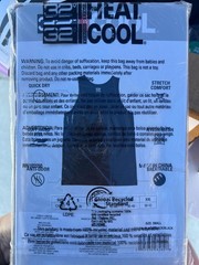 32 Degrees Cool Comfort Mesh Tank 3-Pack Black S Breathable Quick Dry Anti-Odor