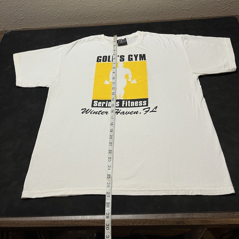 Golds Gym Venice California Bodybuilder USA Made Vintage 5K Charity Run Rare gallery