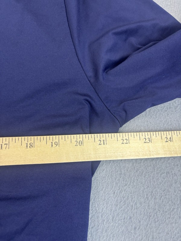 RLX Ralph Lauren Pullover Mens Large 1/4 Zip Long Sleeve Blue Golf 4 Way Stretch gallery