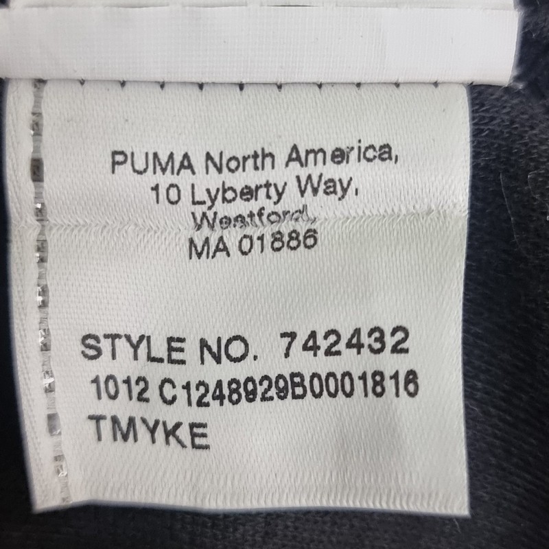 Puma International Soccer 1/4 Zip Top Men's XXL Black Polyester Logo Activewear gallery