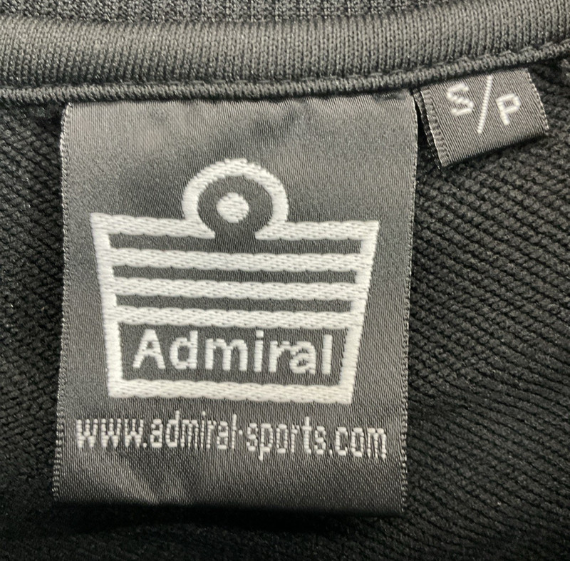 Admiral 57336 Adult's 100% Polyester Long-Sleeve Shirt Black Blue Small gallery