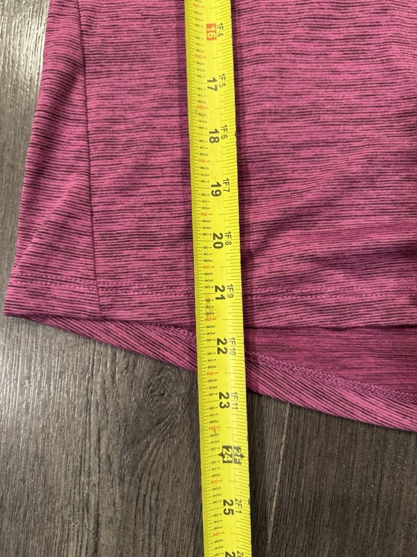REI Shirt Mens M Pink Heather Purplish Short Sleeve Crew Outdoor Hiking Casual gallery