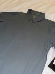 Nike 24.7 Men’s Training Shirt HQ6958-084 Gray Short Sleeve Top M NWT