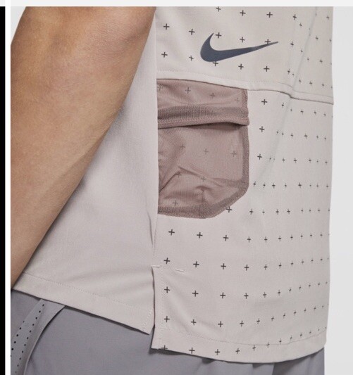 Men Sz L - Nike Tech Pack Short-Sleeve Running Top Tee Tan BV5713-218 New gallery