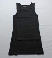 Ekko Vision Men’s OG Solid Stretch Ribbed Beater Tank Top EJ3 Black Medium