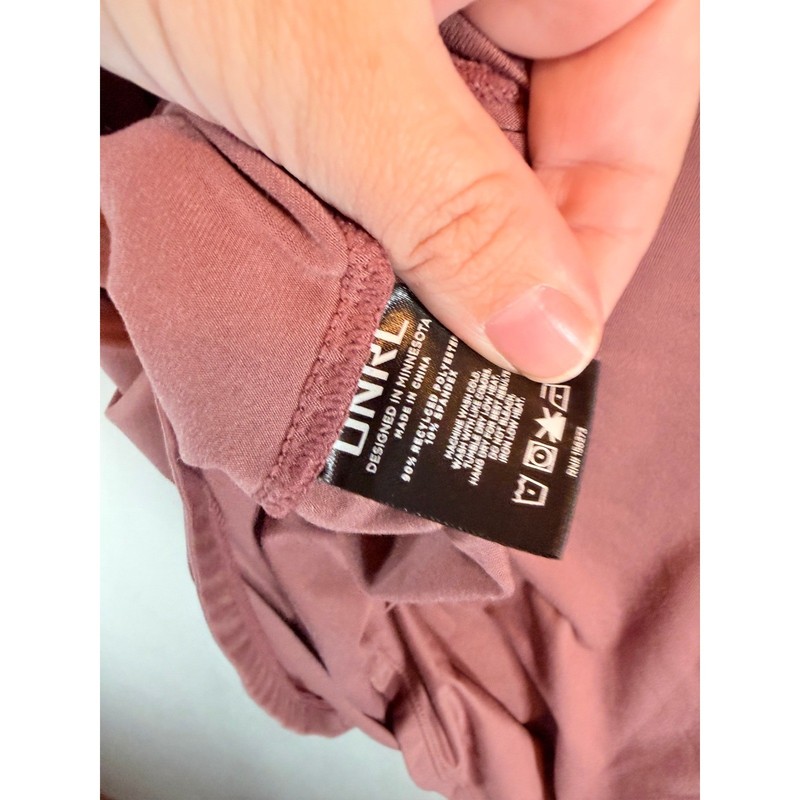 UNRL Mens Performance T-Shirt Mauve Pink Short Sleeve Crewneck Workout Size M gallery