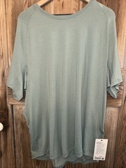 🔥NWT Lululemon Men’s License To Train Short Sleeve – XXL- CRBU/Crater Blue