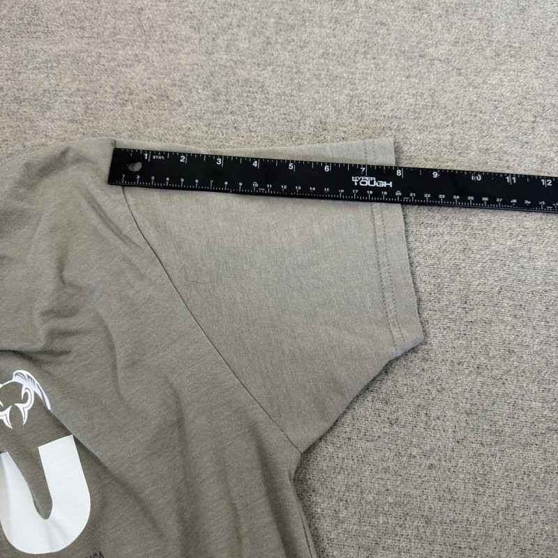 KUIU T Shirt Crewneck Gray Stretch Back Logo Alaska Hunting Outdoor Men L *Flaws gallery