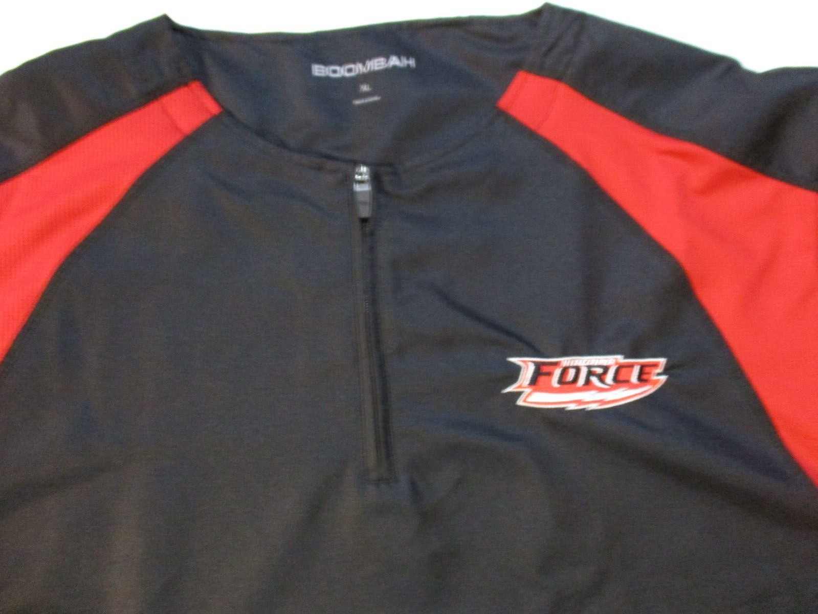NIAGARA FORCE BOOMBAH BRAND 1/4 ZIP ATHLETIC SHIRT XL FALLS BUFFALO BILLS BISONS gallery