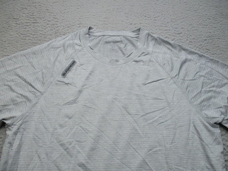 Legends Shirt Mens XL Gray Long Sleeve Raglan Athletic Performance Training gallery