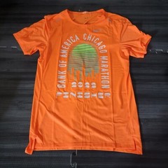 Nike Chicago Marathon 2022 Rise 365 Shirt Bright Orange Size XS DX4503-803