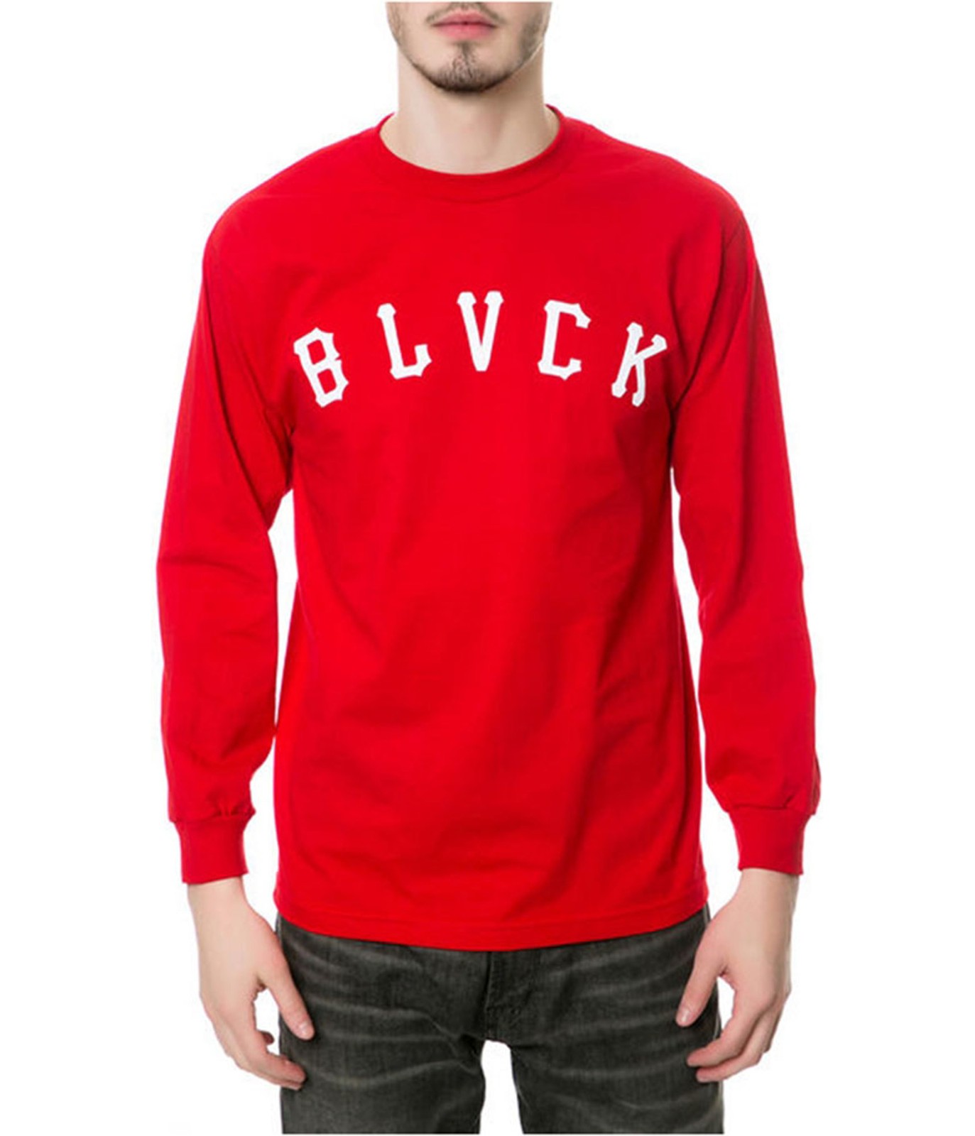Black Scale Mens The Grand Slam LS Graphic T-Shirt, Red, Medium gallery