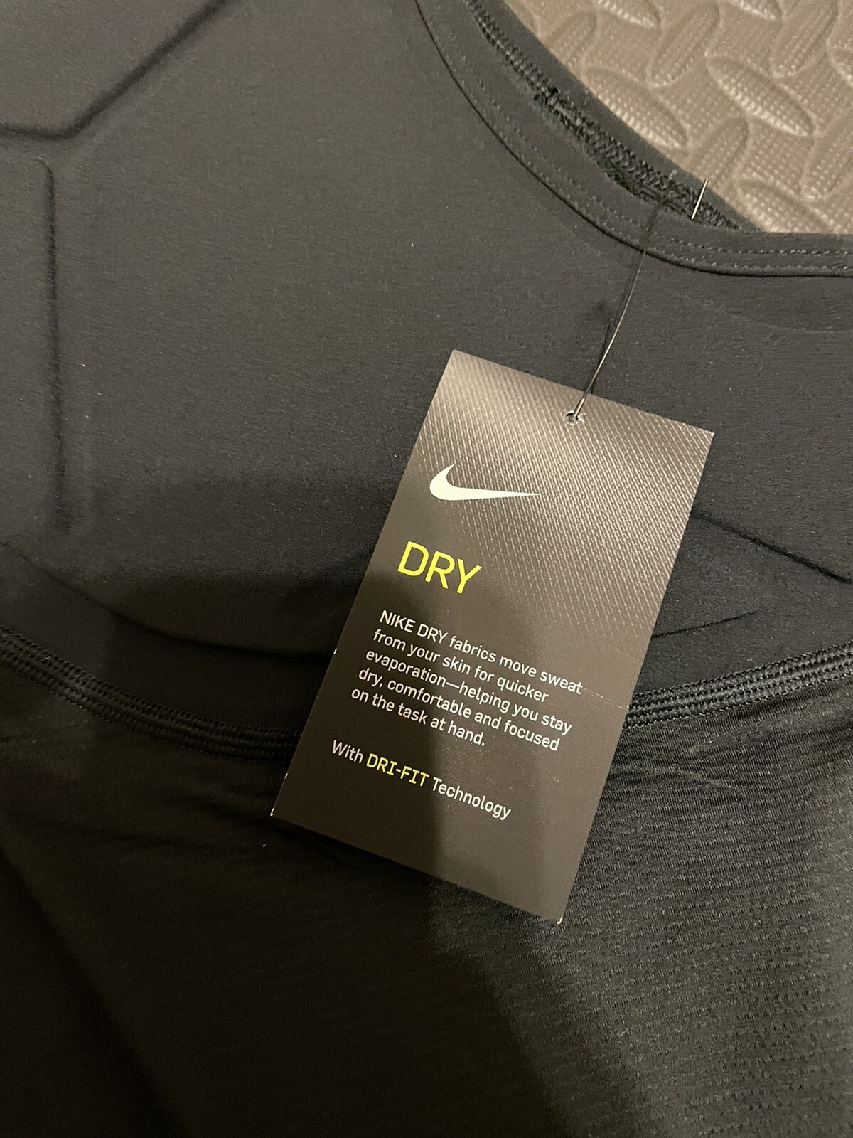 NEW NIKE PRO VAPOR SPEED 2 SLEEVELESS TOP BLACK MENS X-LARGE 889175-010 gallery