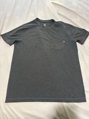Vuori Performance Pocket Tee Mens Medium Heather Gray Breathable