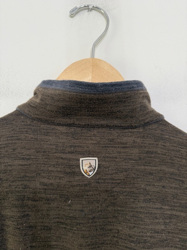 Kuhl Ryzer 1/4 Zip Shirt Pullover Brown Outdoor Gorpcore Razer Hiking Men’s S gallery