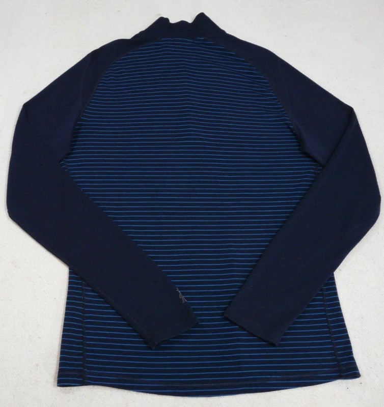 Smartwool Pullover XL Mens Blue 1/4 Zip Merino Wool NTS Mid 250 Base Layer Logo gallery