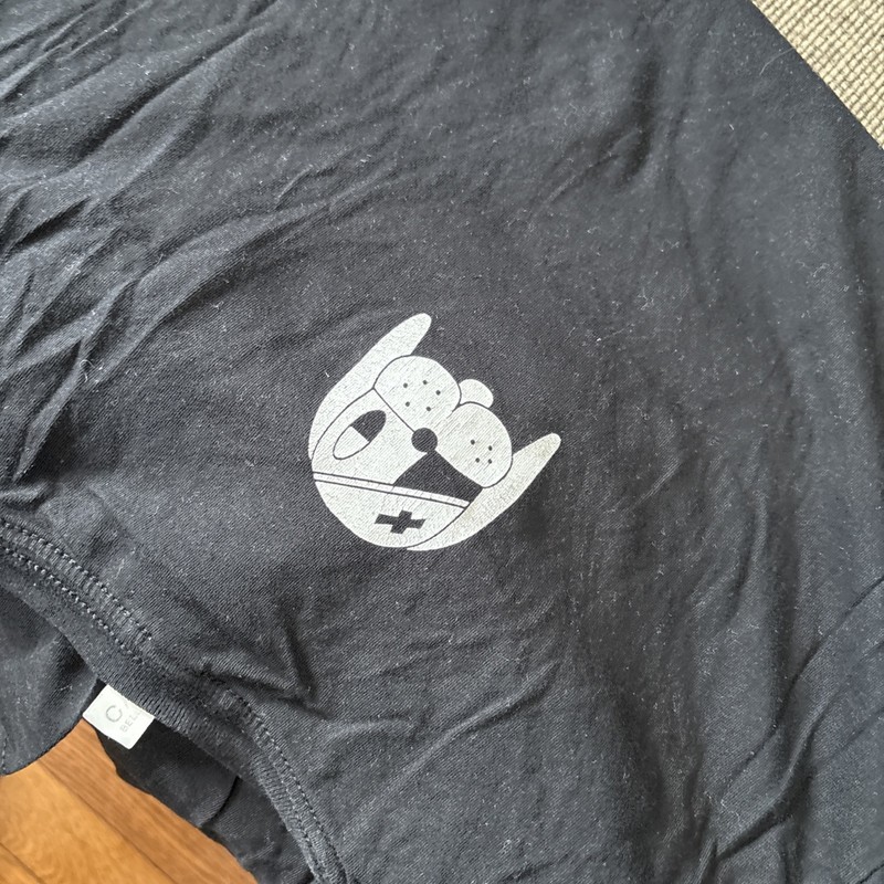 Barstool Sports Canvas Shirt Mens L Black Barstool vs Everybody Pirate Dog Rare gallery