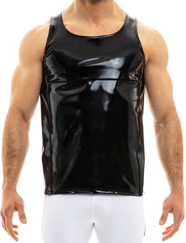 Modus Vivendi TankTop Viral Vinyl Glossy Shiny Tank Black 08031 B50 gallery