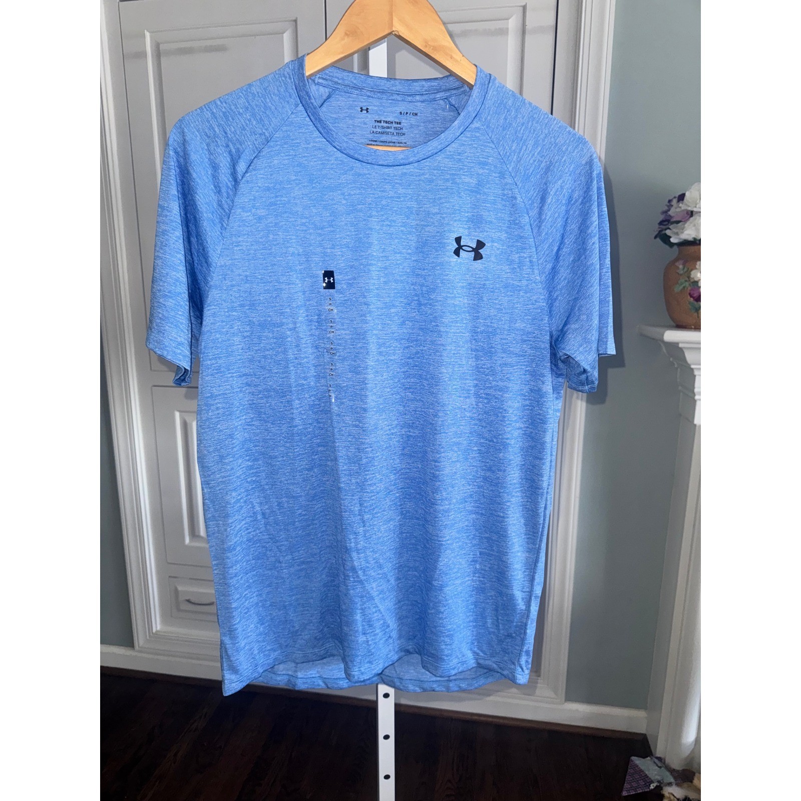 Under Armour Mens Tech 2.0 SS Tee Blue Heather Training Shirt 1326413 NEW Small gallery