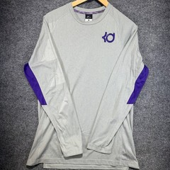 Nike Kevin Durant KD Klutch Elite Shooter Shirt Mens Medium Grey Basketball NBA
