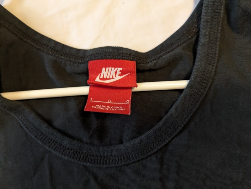 Nike Tank Top Black Size Large All Over Print Mens gallery