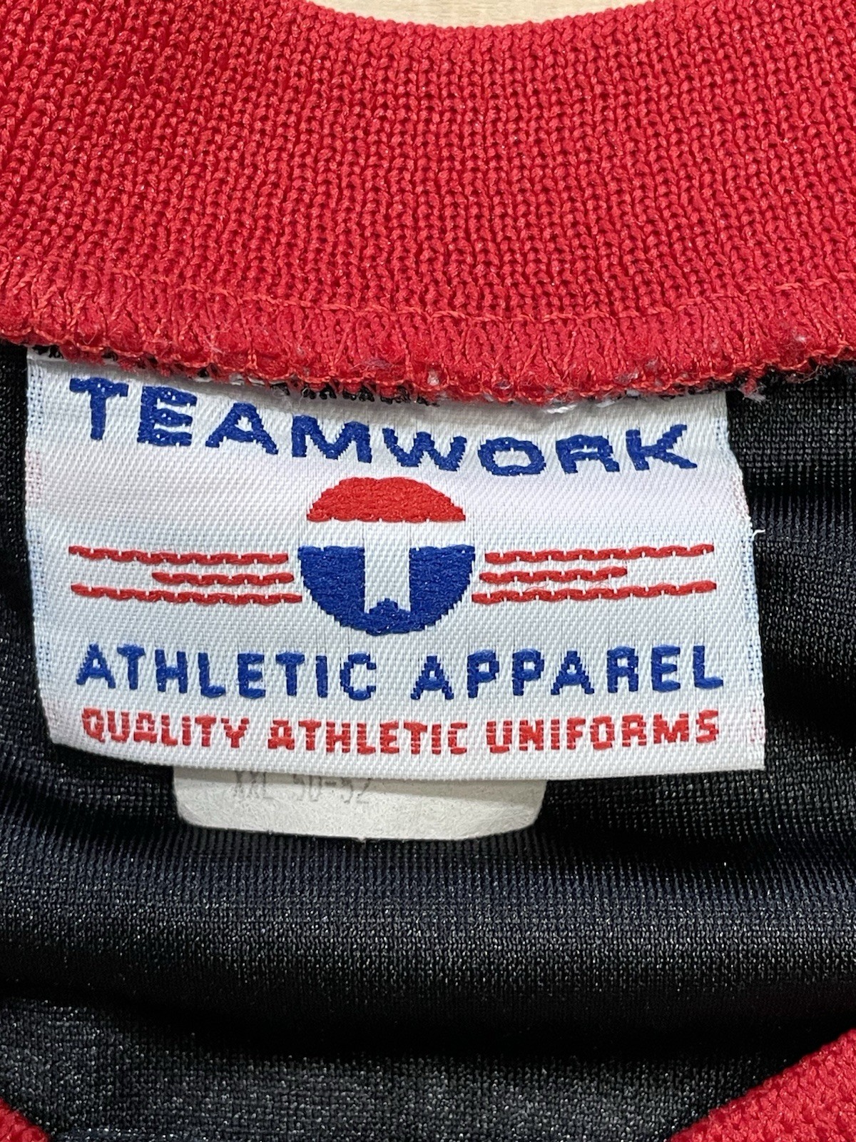 Teamwork Athletic Apparel Sleeveless Jersey Texas Warriors Size XXL Made In USA gallery
