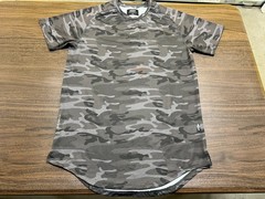 ASRV Silver Lite DSG-0164 Men’s Gray Camo Workout Tee T-Shirt – Large