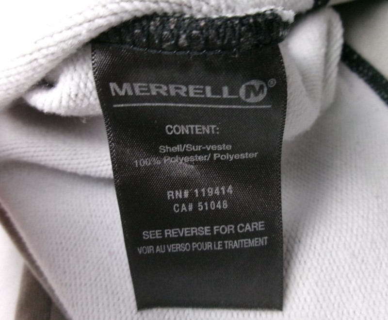 Merrell Opti-Wick 1/4 Zip Pullover Mens S Gray Hiking Trail Outdoor Performance gallery