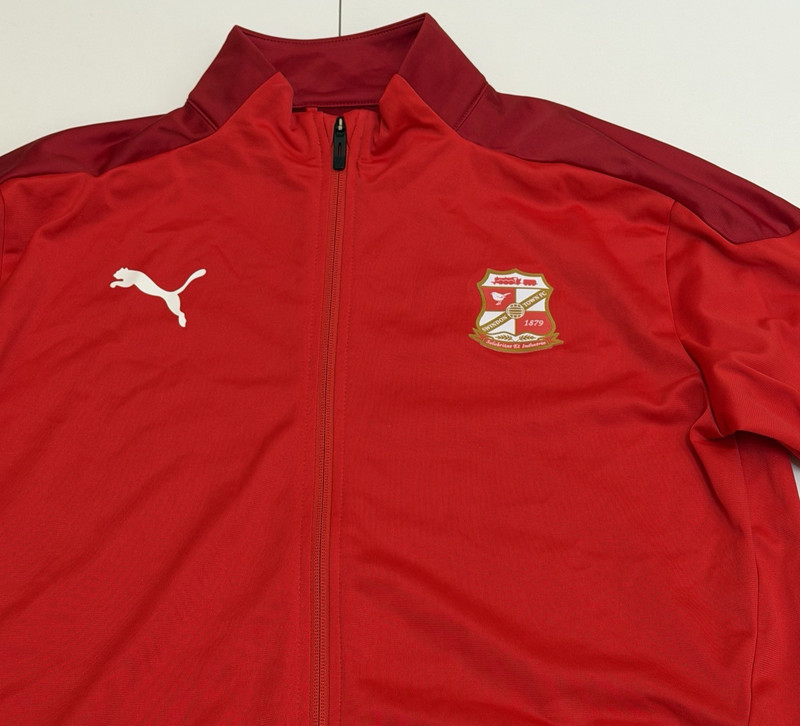 Swindon Town Football Club Mens Medium Puma Track Top Training Jacket Full Zip gallery